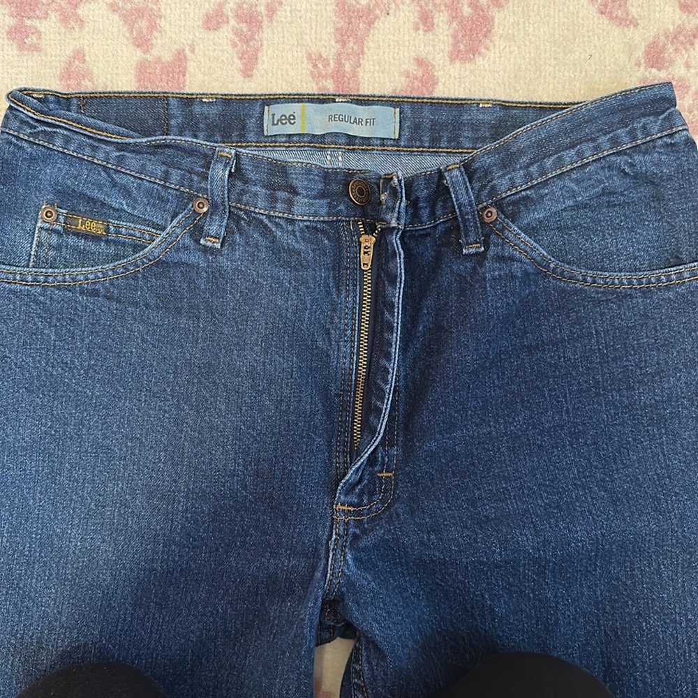 Lee Men vintage regular fit blue jeans waist 34 x 34 - Picture 2 of 5